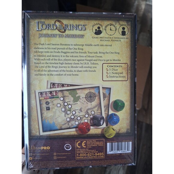 NEW! The Lord of the Rings: Journey to Mordor Game - Picture 2 of 2